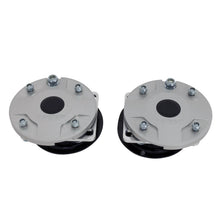 Load image into Gallery viewer, BBK 05-14 Mustang Caster Camber Plate Kit - Silver Anodized Finish Shock Mounts &amp; Camber Plates BBK
