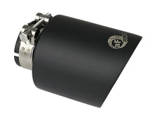 Load image into Gallery viewer, aFe Takeda 304 SS Clamp-On Exhaust Tip 2.5in. Inlet / 4.5in. Outlet / 7in. L - Black Tips aFe
