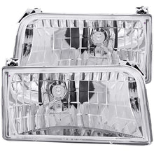 Load image into Gallery viewer, ANZO 1992-1996 Ford F-150 Crystal Headlights Chrome Headlights ANZO
