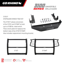 Load image into Gallery viewer, Go Rhino 19-20 Chevrolet Silverado 1500 3000 Extreme Series StepGuard - Textured Black Grille Guards Go Rhino
