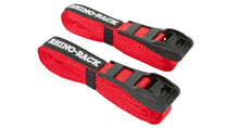 Load image into Gallery viewer, Rhino-Rack Rapid Tie Down Straps w/Buckle Protector - 4.5m/15ft - Pair - Red Cargo Tie-Downs Rhino-Rack

