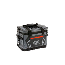 Load image into Gallery viewer, ARB Cooler Bag Charcoal w/ Red Highlights 15in L x 11in W x 9in H Holds 22 Cans Tow Straps ARB
