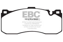 Load image into Gallery viewer, EBC 08-10 BMW 135 3.0 Twin Turbo Bluestuff Front Brake Pads Brake Pads - Racing EBC   
