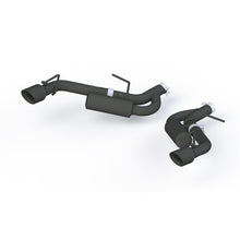 Load image into Gallery viewer, MBRP 16-19 Chevrolet Camaro 2.5in Black Coated Non NPP Axle Back Exhaust System - 4in Dual Wall Tips Axle Back MBRP
