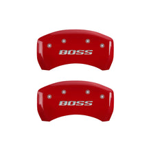 Load image into Gallery viewer, MGP Rear set 2 Caliper Covers Engraved Rear Boss Yellow finish black ch Caliper Covers MGP
