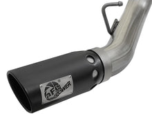Load image into Gallery viewer, aFe LARGE BORE-HD 4in 409-SS DPF-Back Exhaust w/Dual Black Tips 2017 GM Duramax V8-6.6L (td) L5P DPF Back aFe
