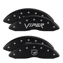 Load image into Gallery viewer, MGP 4 Caliper Covers Engraved Front &amp; Rear Bowtie Red finish silver ch Caliper Covers MGP
