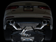Load image into Gallery viewer, AWE Tuning 19-23 Audi C8 S6/S7 2.9T V6 AWD Track Edition Exhaust - Chrome Silver Tips Catback AWE Tuning   
