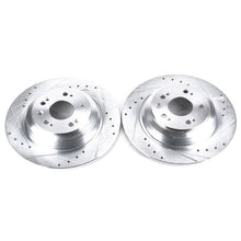Load image into Gallery viewer, Power Stop 09-14 Acura TL Rear Evolution Drilled &amp; Slotted Rotors - Pair Brake Rotors - Slot &amp; Drilled PowerStop   
