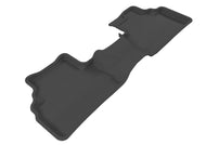 3D MAXpider 2007-2012 Mazda CX-7 Kagu 2nd Row Floormats - Black Floor Mats - Rubber 3D MAXpider   