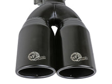 Load image into Gallery viewer, MACH Force-Xp 409 Stainless Steel Clamp-on Exhaust Tip 2.5in Inlet 3.5in Outlet - Black Tips aFe
