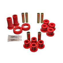 Load image into Gallery viewer, Energy Suspension 91-94 Ford Explorer/Bronco II 2WD/4WD Red Rear Leaf Spring Bushing Set Bushing Kits Energy Suspension
