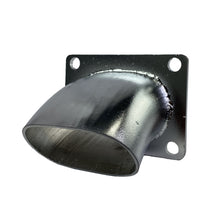 Load image into Gallery viewer, Granatelli 3.0in 45 Deg Angle True Oval Turn Down Exhaust Adapters Granatelli Motor Sports
