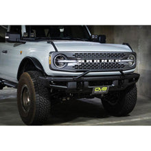 Load image into Gallery viewer, DV8 Offroad 21-22 Ford Bronco Factory Front Bumper Licence Relocation Bracket - Front License Plate Relocation DV8 Offroad
