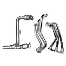 Load image into Gallery viewer, BBK 07-11 Jeep 3.8 V6 Long Tube Exhaust Headers And Y Pipe And Converters - 1-5/8 Silver Ceramic Headers &amp; Manifolds BBK
