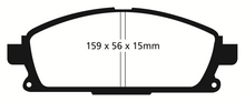 Load image into Gallery viewer, EBC 01 Infiniti Q45 4.1 Ultimax2 Front Brake Pads Brake Pads - OE EBC   
