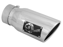 Load image into Gallery viewer, aFe MACH Force-Xp 3in Inlet x 4in Outlet x 9in Length 304 Stainless Steel Exhaust Tip Polished Catback aFe
