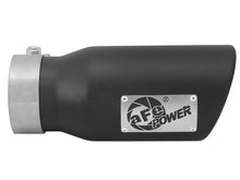 Load image into Gallery viewer, aFe MACHForce XP 3in Inlet x 4in Outlet x 9in Length Clamp-On Black Tip Catback aFe
