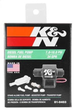Load image into Gallery viewer, K&amp;N Performance Electric Fuel Pump 9-11.5 PSI Diesel Fuel Pumps K&amp;N Engineering   
