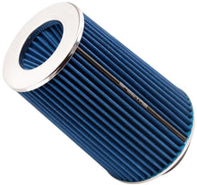 Load image into Gallery viewer, Spectre Adjustable Conical Air Filter 9-1/2in. Tall (Fits 3in. / 3-1/2in. / 4in. Tubes) - Blue Air Filters - Universal Fit Spectre
