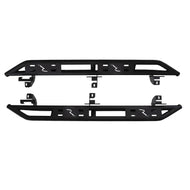 Rampage 07-18 Jeep Wrangler JK Unlimited TrailCrawler Rock Slider & Rocker Guard - Black Side Steps Rampage