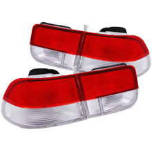 Load image into Gallery viewer, ANZO 1996-2000 Honda Civic Taillights Red/Clear - OEM 4pc Tail Lights ANZO
