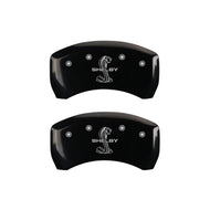 MGP 4 Caliper Covers Engraved Front & Rear MGP Yellow Finish Black Characters 2011 Ford F-150 | 10213SMGPYL