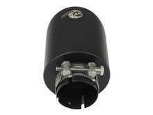 Load image into Gallery viewer, aFe Takeda 304 SS Clamp-On Exhaust Tip 2.5in. Inlet / 4.5in. Outlet / 7in. L - Black Tips aFe
