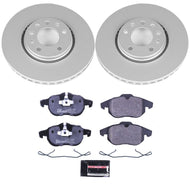 Power Stop 03-11 Saab 9-3 Front Euro-Stop Brake Kit Brake Kits - OE PowerStop   
