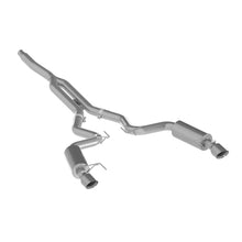Load image into Gallery viewer, MBRP 15-18 Ford Mustang EcoBoost 2.3L Alum 3in Cat Back Dual Split Rear Exit (Street Version) Catback MBRP
