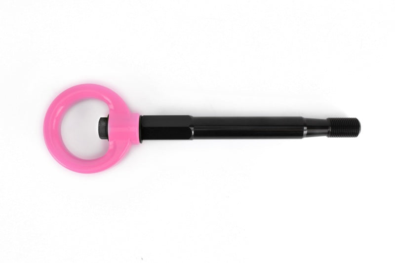 Perrin 2022 Subaru WRX / 18-21 Crosstrek / 14-21 Forester Tow Hook Kit (Front) - Hyper Pink Tow Hooks Perrin Performance   