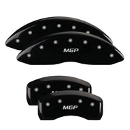 MGP 4 Caliper Covers Engraved Front & Rear MGP Black Finish Silver Characters 2017 Acura MDX Caliper Covers MGP