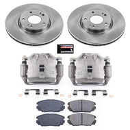 Power Stop 09-11 Hyundai Azera Front Autospecialty Brake Kit w/Calipers Brake Kits - OE PowerStop   