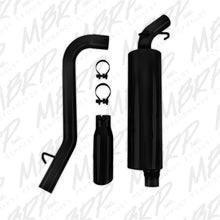 Load image into Gallery viewer, MBRP 97-99 Jeep Wrangler (TJ) Inline-4 2.5L, Inline-6 4.0L 2 1/2in Cat Back Single Side Black Coated Catback MBRP

