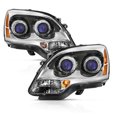 Load image into Gallery viewer, ANZO 2007-2008 Gmc Acadia Crystal Headlight Chrome Amber(OE) Headlights ANZO
