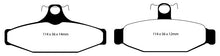 Load image into Gallery viewer, EBC 90-00 Aston Martin Vantage 5.3 (Twin Supercharged)(AP) Yellowstuff Rear Brake Pads Brake Pads - Performance EBC   
