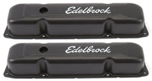 Load image into Gallery viewer, Edelbrock Valve Cover Signature Series Chrysler 1958-1979 361-440 V8 Black Valve Covers Edelbrock
