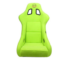 Load image into Gallery viewer, NRG FRP Bucket Seat PRISMA Edition - Large (Neon Green Alcantara/ Pearlized Back) Race Seats NRG
