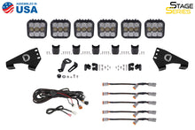 Load image into Gallery viewer, Diode Dynamics 20-Present Polaris RZR SS5 Sport CrossLink Roof - White Combo Lightbar Kit Light Bars &amp; Cubes Diode Dynamics   
