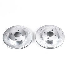 Load image into Gallery viewer, Power Stop 05-10 Chevrolet Cobalt Front Evolution Drilled &amp; Slotted Rotors - Pair Brake Rotors - Slot &amp; Drilled PowerStop
