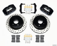 Wilwood Dynapro Radial Rear Kit 12.19in Drilled 2004-2006 Pontiac GTO Big Brake Kits Wilwood