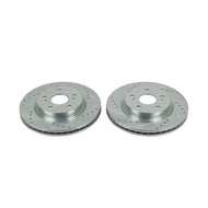 Power Stop 06-13 Suzuki Grand Vitara Front Evolution Drilled & Slotted Rotors - Pair Brake Rotors - Slot & Drilled PowerStop   