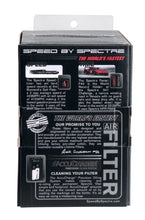 Load image into Gallery viewer, Spectre Adjustable Conical Air Filter 2-1/2in. Tall (Fits 3in. / 3-1/2in. / 4in. Tubes) - Red Air Filters - Universal Fit Spectre
