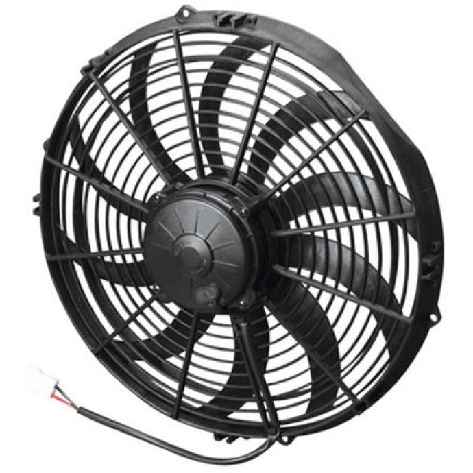 SPAL 1864 CFM 14in High Performance Fan - Pull/Curved (VA08-AP71/LL-53A) Fans & Shrouds SPAL