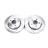 Power Stop 07-11 Dodge Nitro Front Evolution Drilled & Slotted Rotors - Pair Brake Rotors - Slot & Drilled PowerStop