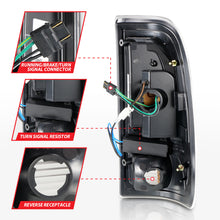 Load image into Gallery viewer, ANZO 1997-2003 Ford F-150 LED Tail Lights w/ Light Bar Black Housing Smoke Lens Tail Lights ANZO

