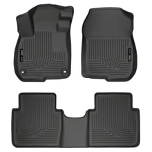 Load image into Gallery viewer, Husky Liners 2017 Honda CR-V Weatherbeater Black Front &amp; 2nd Seat Floor Liners Floor Mats - Rubber Husky Liners
