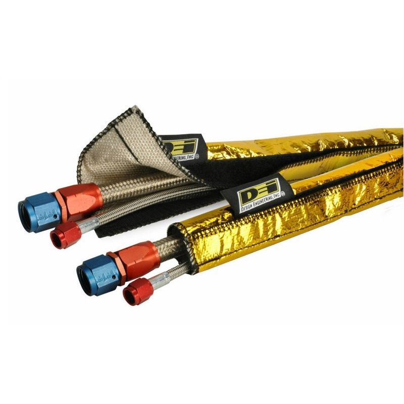 DEI Heat Shroud Gold 2in to 2.5in x 36in Thermal Wrap DEI