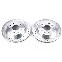 Load image into Gallery viewer, Power Stop 86-91 Mazda RX-7 Rear Evolution Drilled &amp; Slotted Rotors - Pair Brake Rotors - Slot &amp; Drilled PowerStop   
