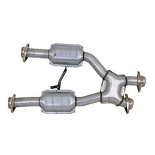 Load image into Gallery viewer, BBK 79-93 Mustang 5.0 Short Mid X Pipe With Catalytic Converters 2-1/2 For BBK Long Tube Headers X Pipes BBK
